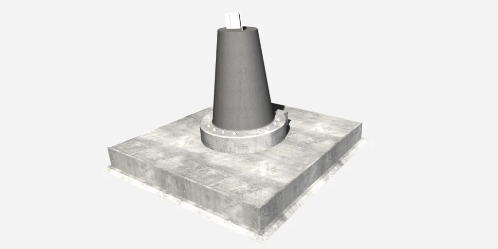 Fundamenty skrzynkowe SFK pod linie 400 kV