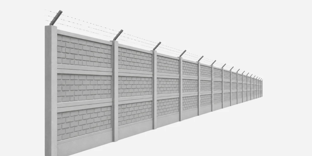 Ogrodzenia stacji elektroenergetycznych (prefabrykaty żelbetowe)