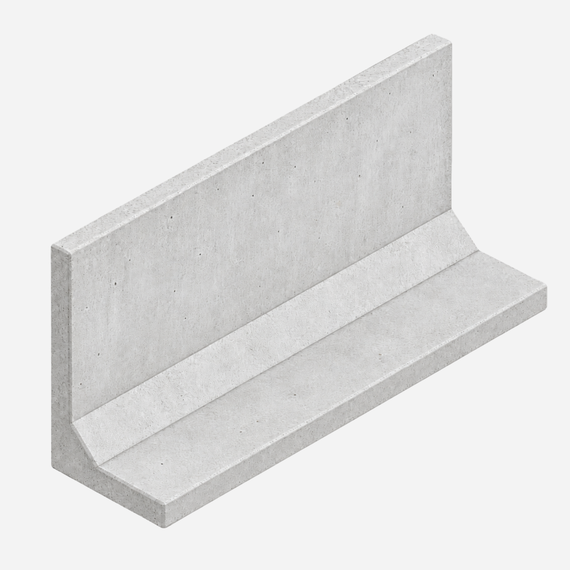 mur oporowy typu L 100x200x10x60