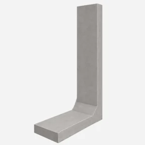 Mur Oporowy typu L 500x100x25x270 cm